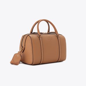 کیف دستی زنانه Tory Burch مدل Leather in brown, size OS قهوهای