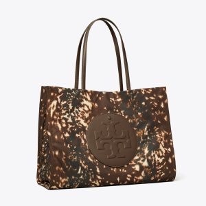 کیف توت زنانه Tory Burch مدل Ella Printed  in brown, size OS قهوه‌ای