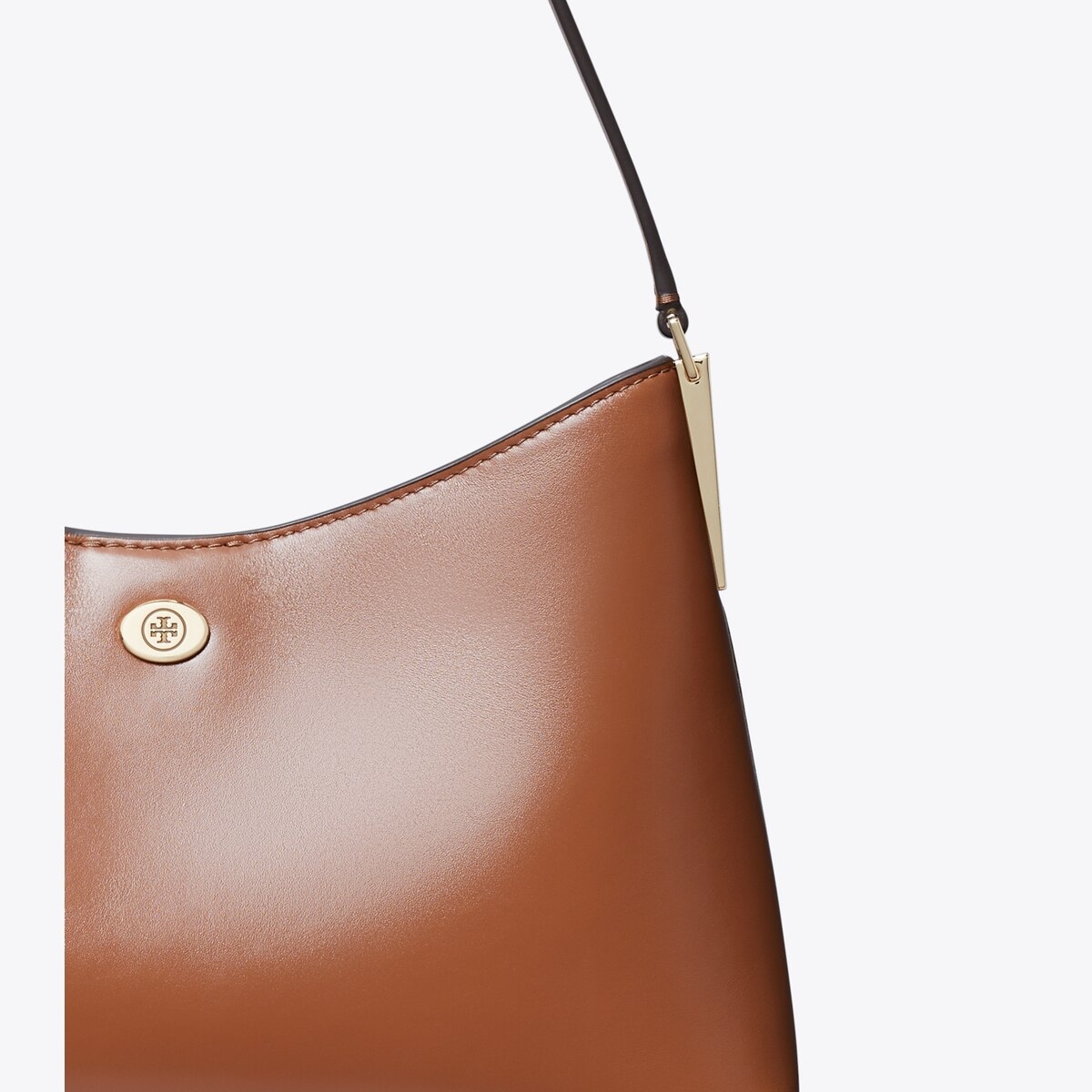 کیف دوشی زنانه Tory Burch مدل Small Robinson in brown, size OS قهوهای