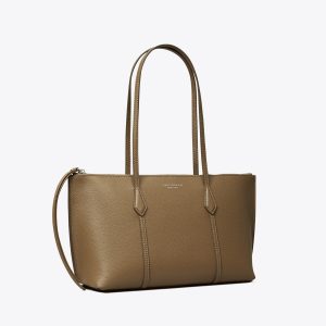 کیف توت زنانه Tory Burch مدل Small Perry Zip  in gray, size OS gray