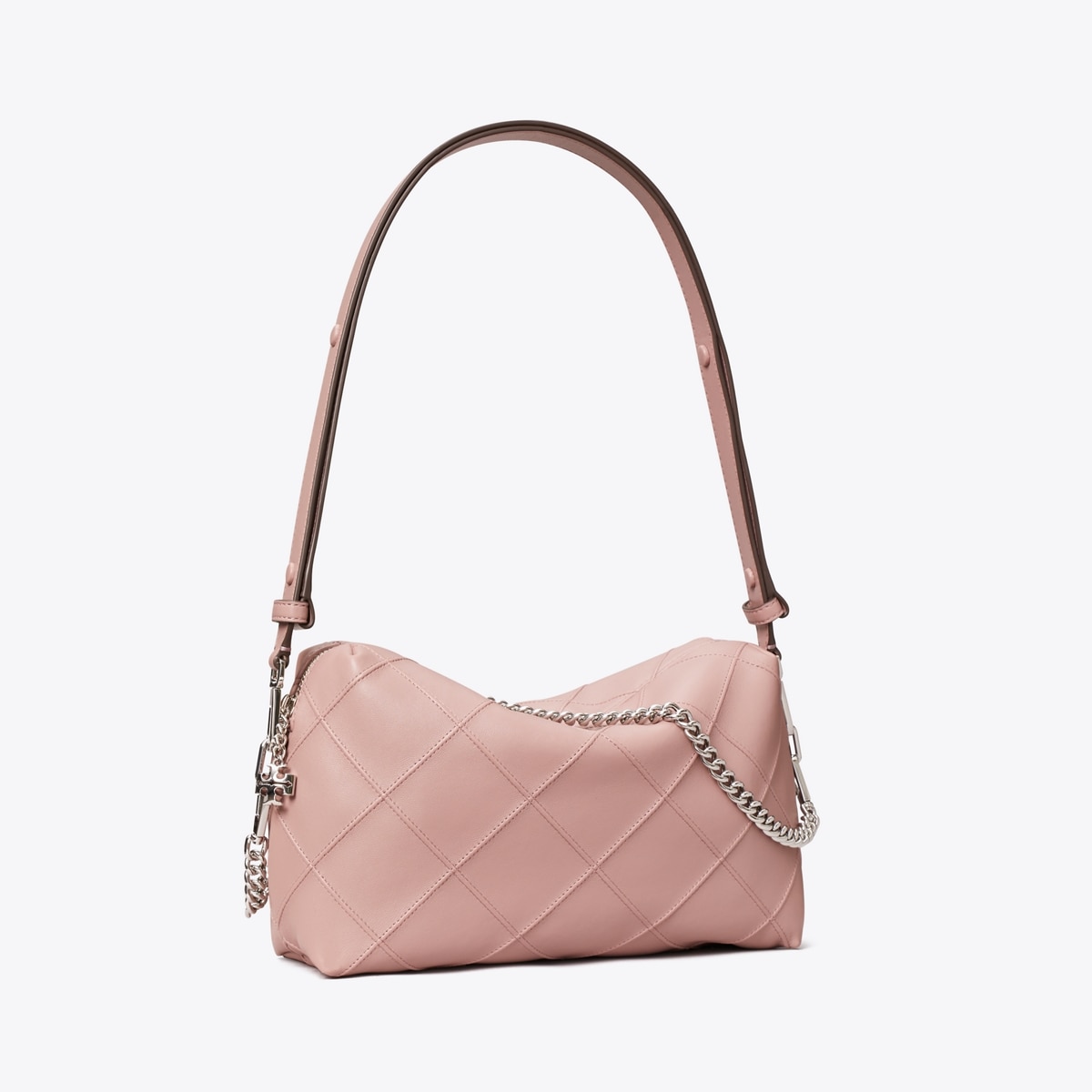 کیف کراسبادی زنانه Tory Burch مدل Large Fleming Soft in pink, size OS pink