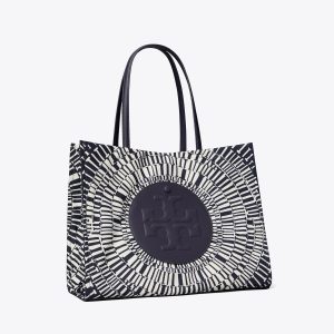 کیف توت زنانه Tory Burch مدل Ella Printed Small  in blue, size OS blue
