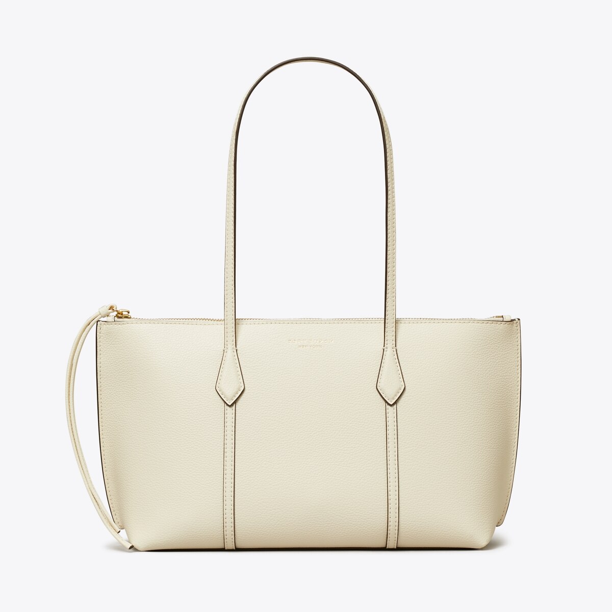 کیف توت زنانه Tory Burch مدل Small Perry Zip in white, size OS سفید