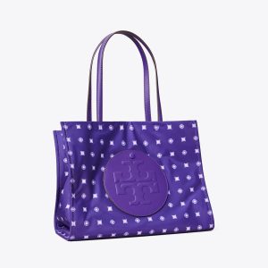 کیف توت زنانه Tory Burch مدل Small Ella Printed in blue, size OS blue