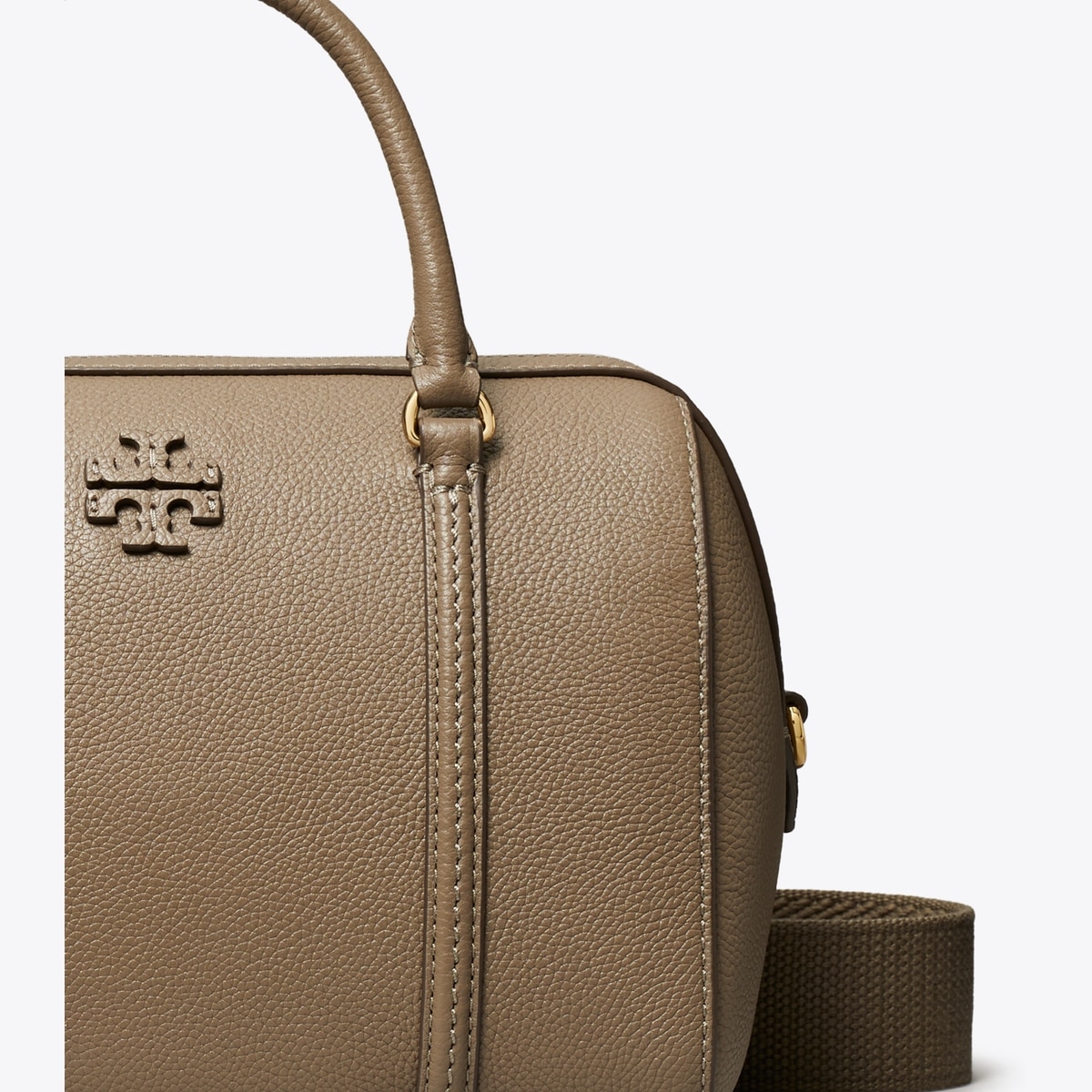 کیف دستی زنانه Tory Burch مدل Pebbled Leather in gray, size OS gray