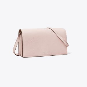 کیف کراس‌بادی زنانه Tory Burch مدل Perry Wallet  in pink, size OS pink