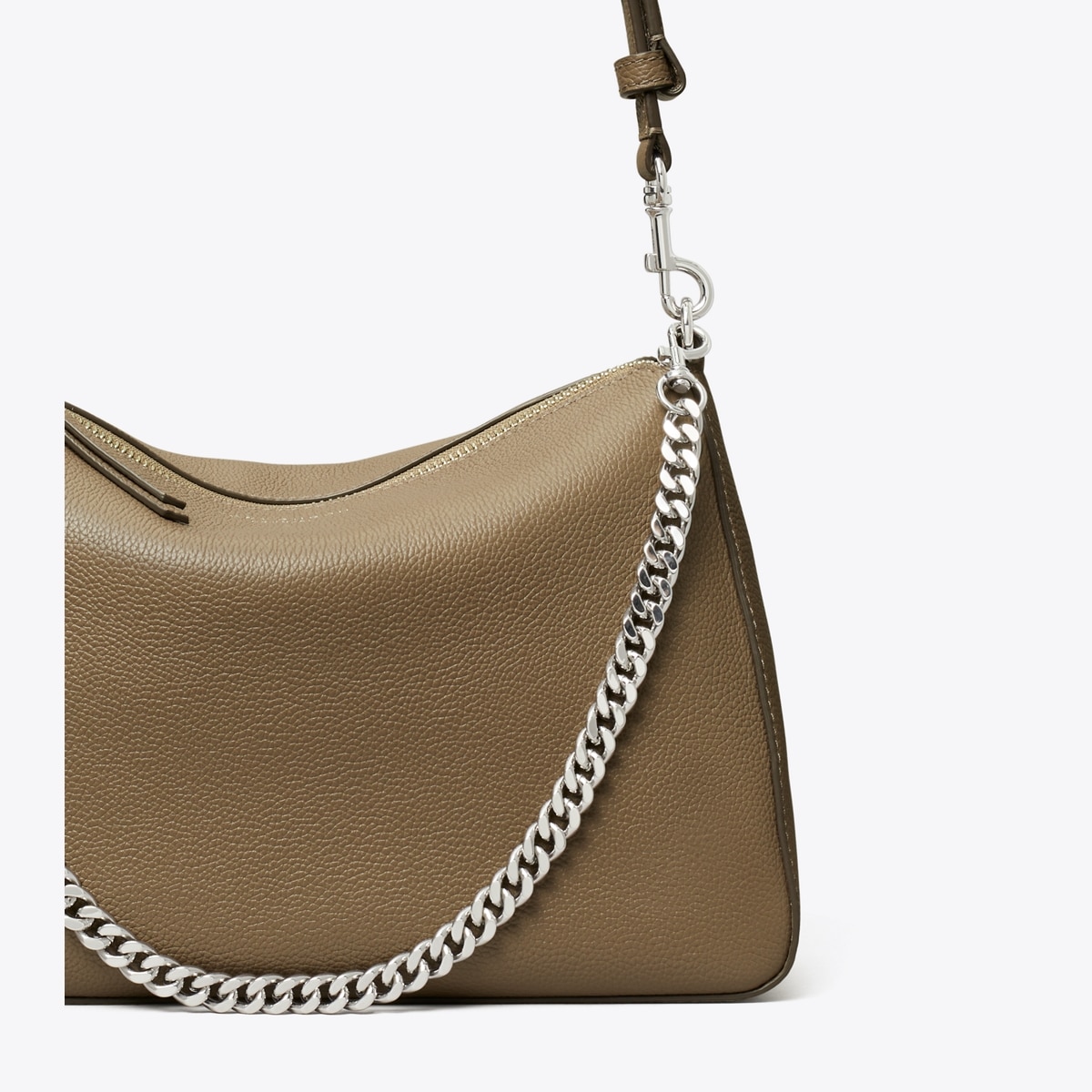 کیف دوشی زنانه Tory Burch مدل Perry in gray, size OS gray
